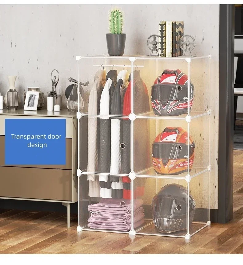 Casco di grande capacità Posizionamento display in plastica trasparente Antipolvere Armadio Rack Scatola portaoggetti per organizer per cappelli da