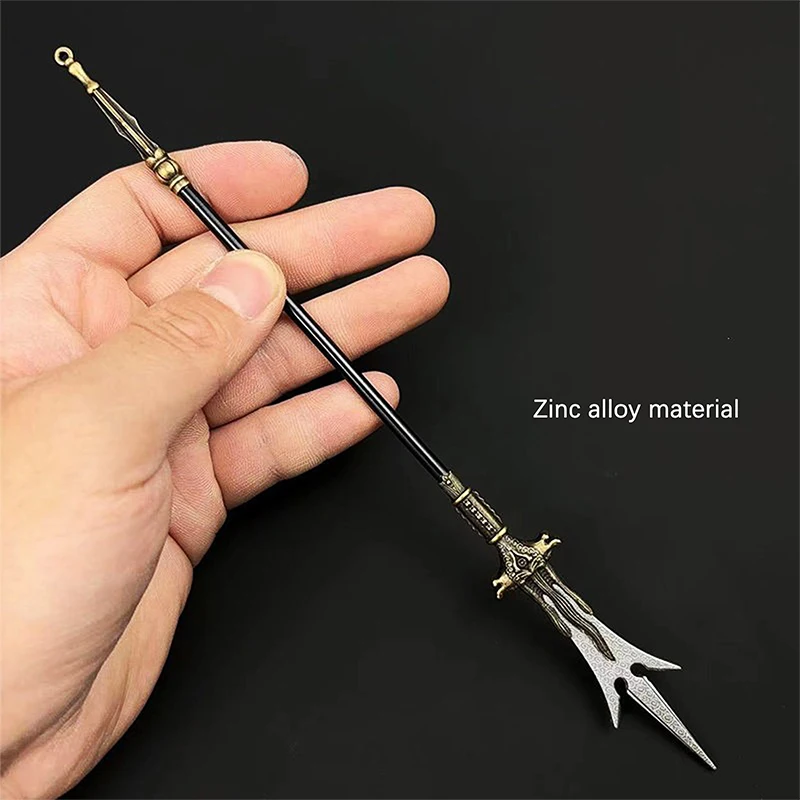 Funny Cosplay Knife Toy Vintage Chinese Ancient Small Three Pointed Two Blade Weaponry