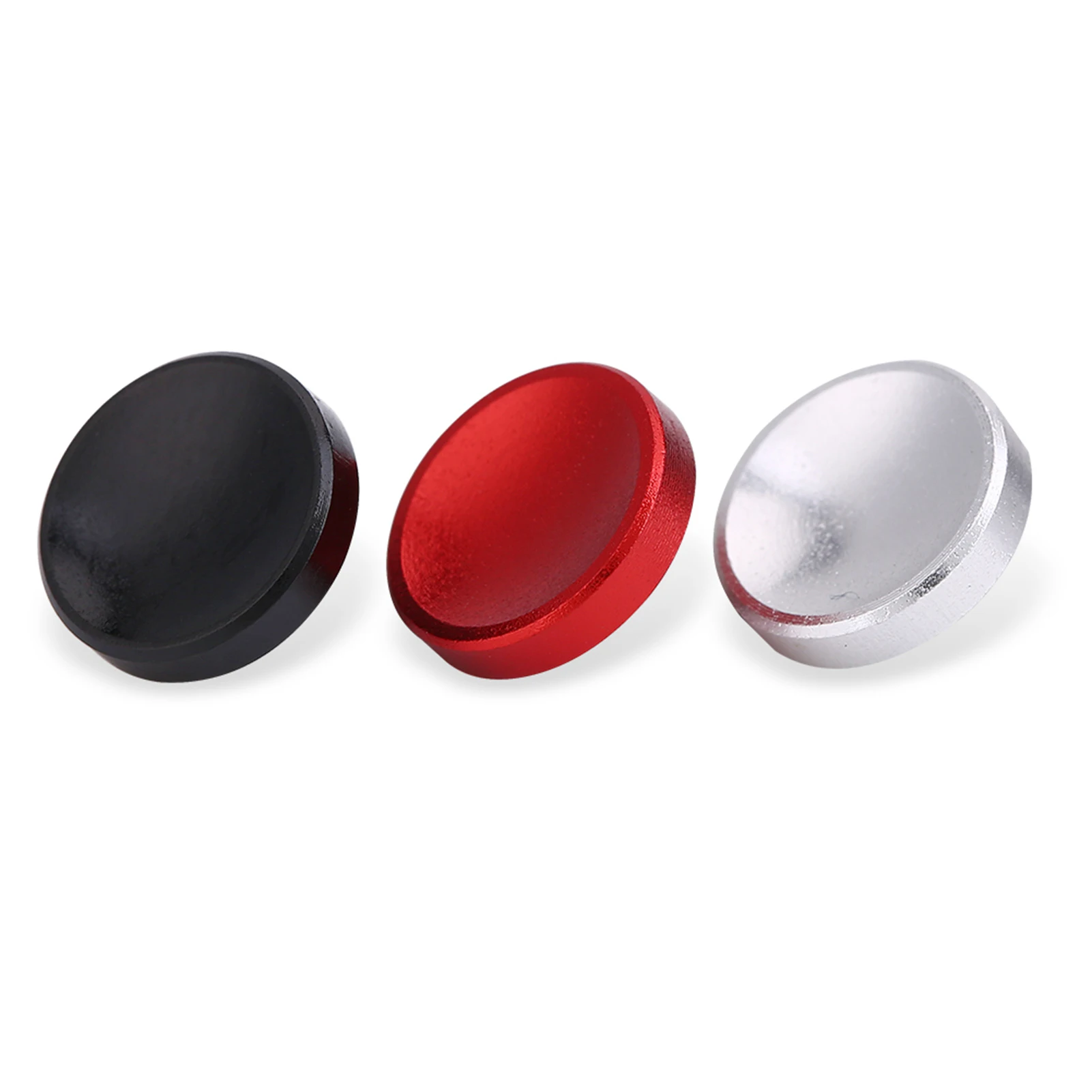 3pcs Universal Aluminium Alloy Camera Shutter Release Buttons With Concave Surface