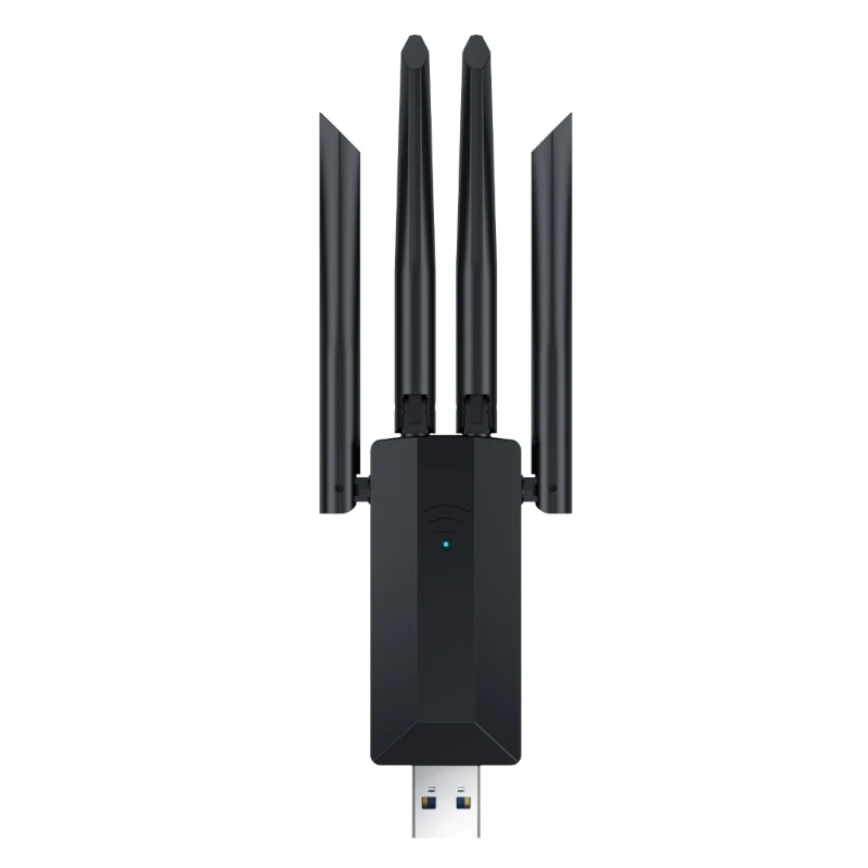 Efficient WiFi Card RTL8811 1200Mbps,Wireless USB WiFi Adapters Not Required Driver , Stable WiFi Connection 2.4Ghz/5Ghz