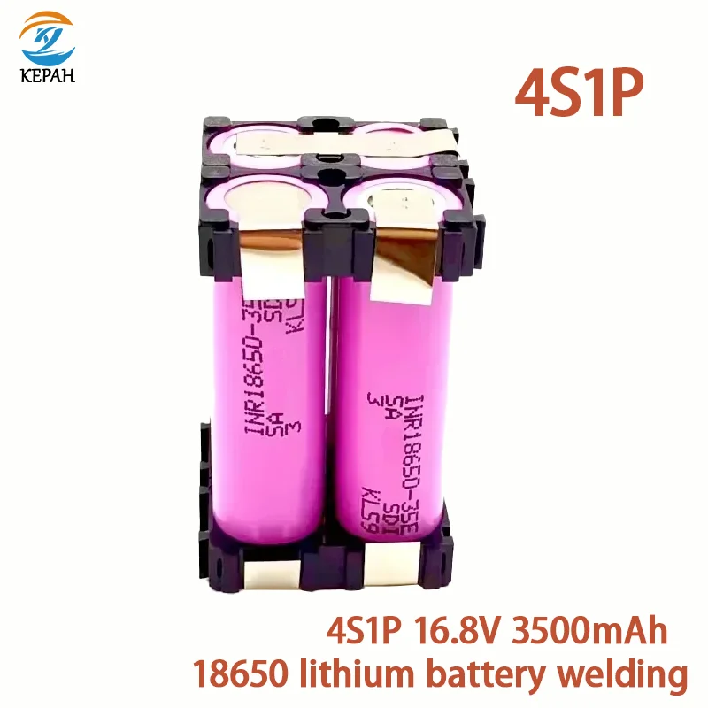 šroubováková baterie, svářečská baterie 18650 35E, 3500 mAh/7000 mAh, 2S, 3S, 4S, 5S, 6S, 1P, 2P, 8,4 V, 12,6 V, 16,8 V, 21 V, 25,2 V - náhled 4