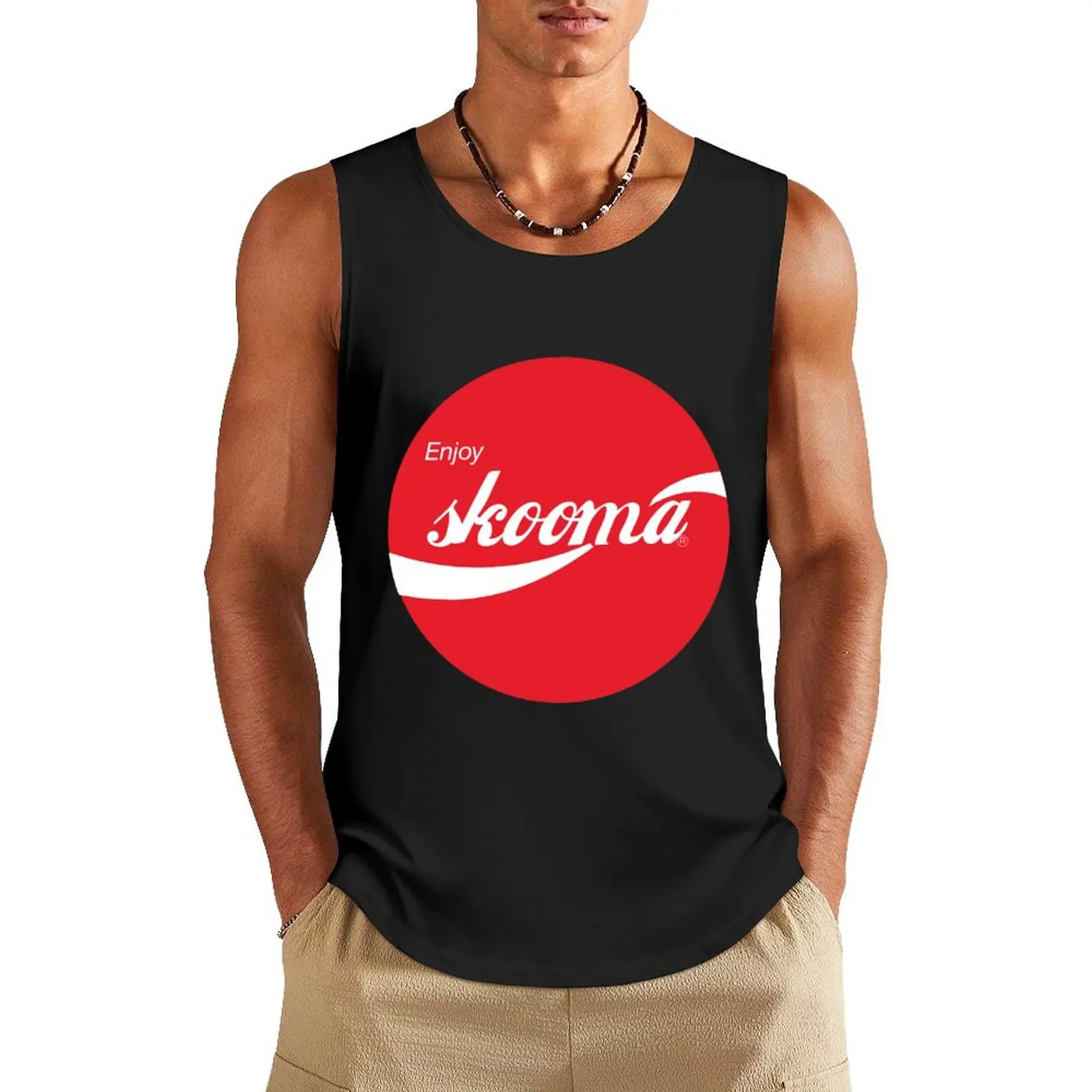 

Enjoy Skooma Tank Top Men's clothing mens gym clothes bodybuilding t shirt muscle t-shirt