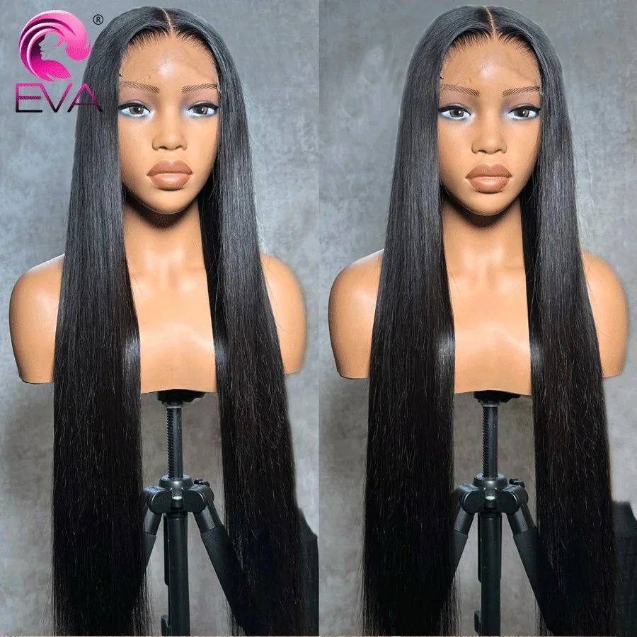 5x5 Glueless Straight Ready to Wear Lace Clousure Wig Human Hair Pre Plucked Hairline Brazilian Single Knots Lace Frontal Wigs