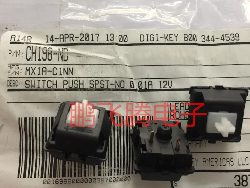 1PCS MX1A-C1NN German  mechanical keyboard MX switch 3-pin white axis keyboard switch keyboard axis touch button