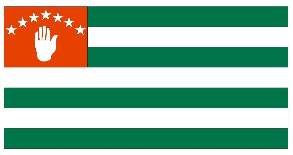 

ABKHAZIA Flag Sticker Decal Car Decal Decoration Car Accessories Glue Sticker Sunscreen