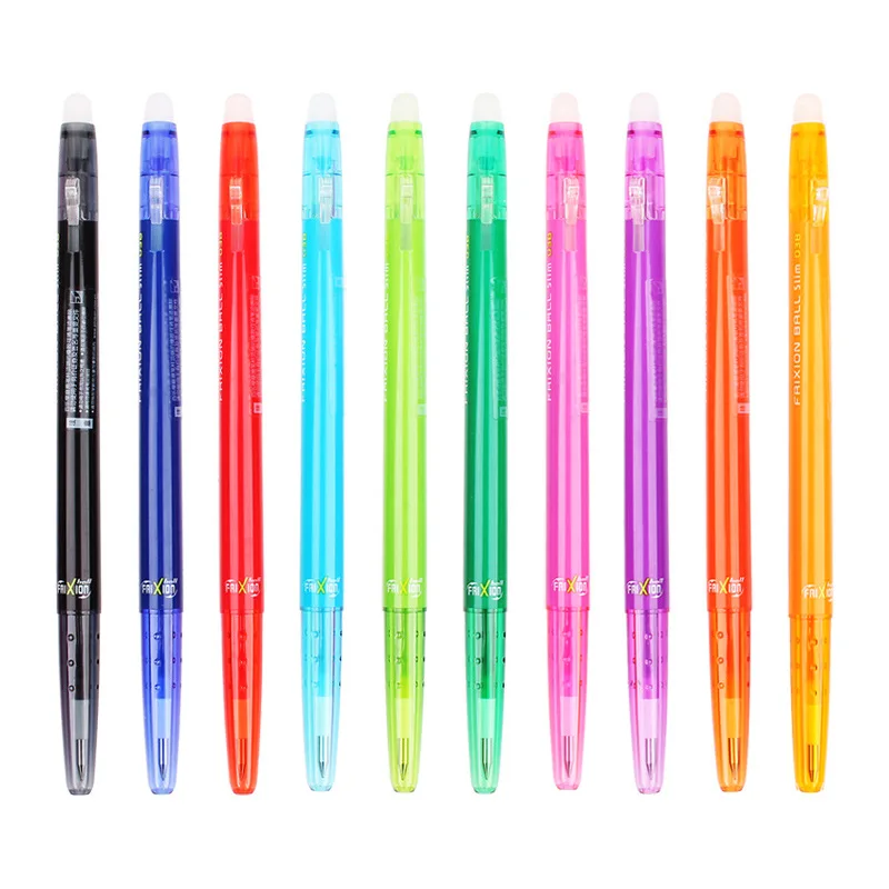 Pilot-bolígrafo de Gel borrable de LFBS-18UF, bolígrafos finos de 0,38mm, papelería Kawaii, suministros escolares
