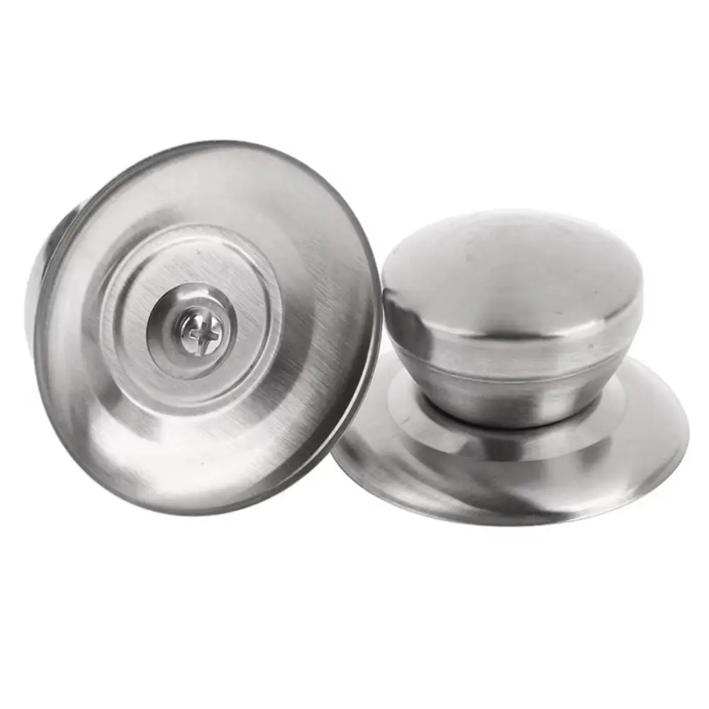 Durable Stainless Steel Pot Lid Holding Lifting Handle Heat Resistant Replacement Knob Pot Cover Top Universal