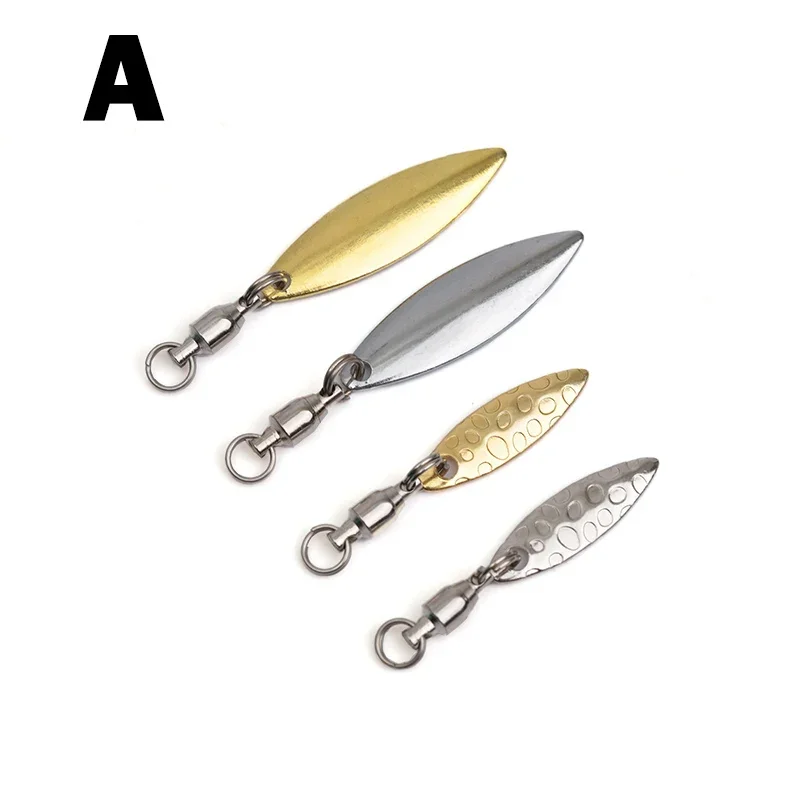 OUTKIT Señuelo DIY spinner cuchara con acero inox reflectante - imagen 4