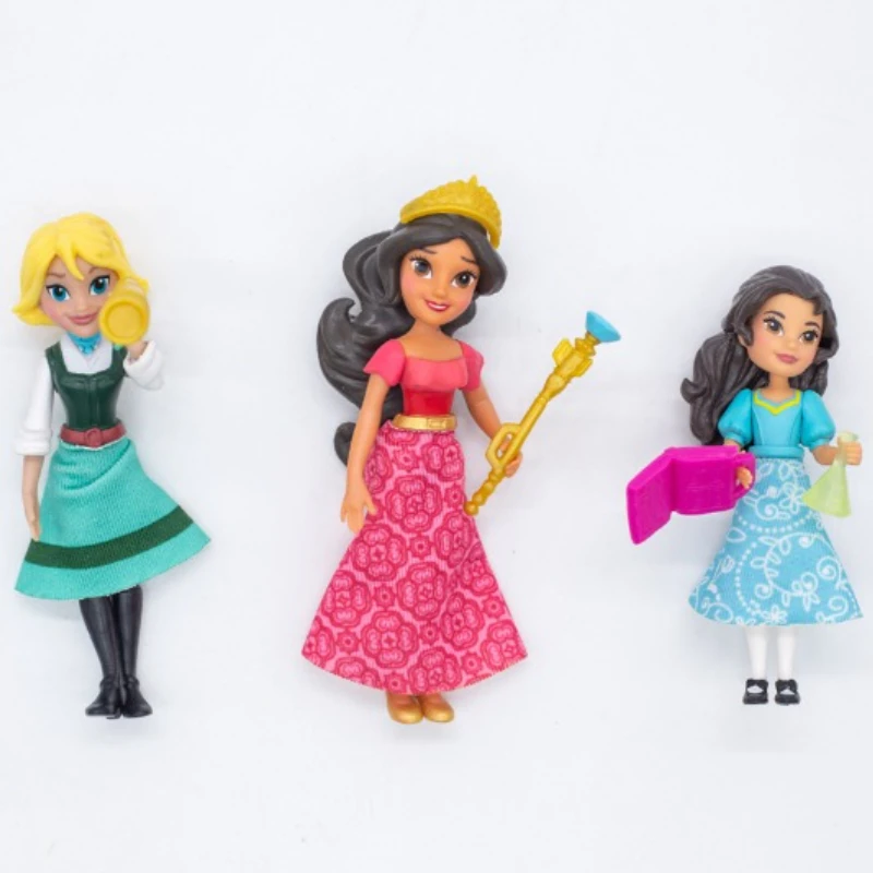 Disney Cartoon Anime Figure Princess Elena Avalor Dolls Toy Model Collection Ornaments Model Toys Girls Birthday Gifts