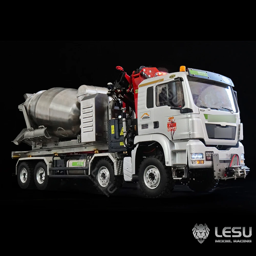 

LESU Metal Concrete Mixer for 1/14 RC Hydraulic Roll On/Off Full Dump Trucks Th21460-Smt3