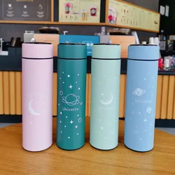 Smart Thermal Bottle Display Temperature Thermal Mug Stainless Steel Food Thermos For Tea Water Bottle With Heating Cup