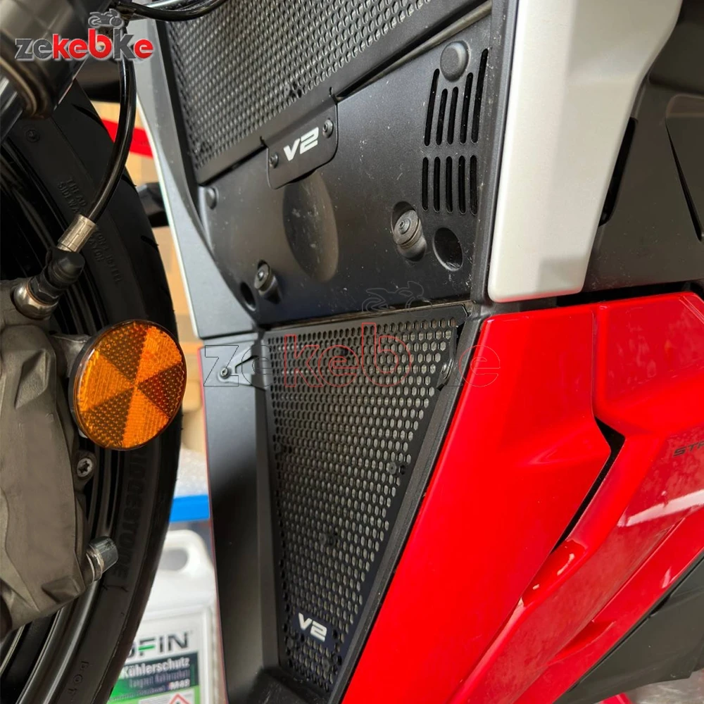Radiator Guard set FOR Ducati Streetfighter V2 2022-2026 Streetfighter Motorcycle Radiator Grille Guard Cover Fuel Tank Protect