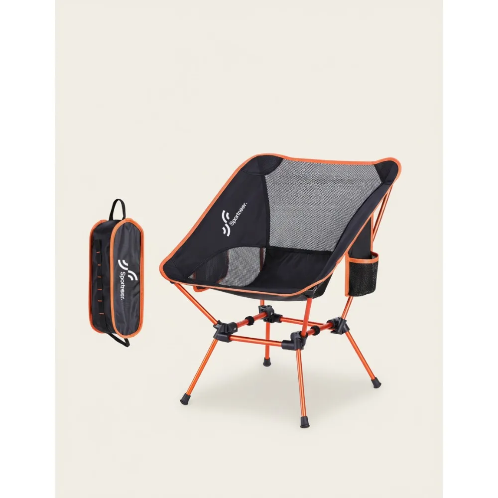 

Легкий складной стул для кемпинга с боковыми карманами, портативный уличный стул для пеших прогулок, пляжа, пикника, путешествий