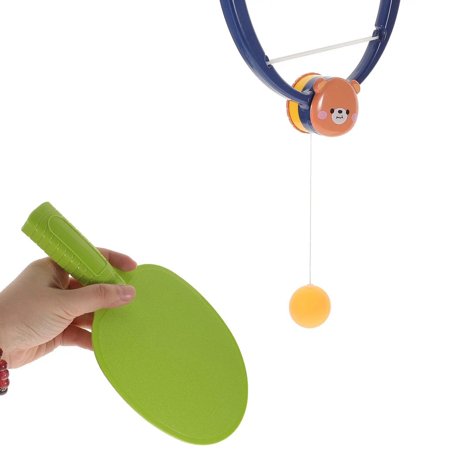 1セットの吊り下げ式卓球トレーニングデバイス、耐久性のある屋内外用卓球プレイキット、インタラクティブエクササイズ