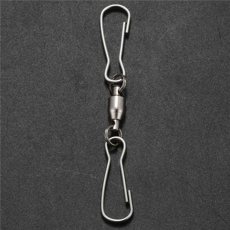 DT19 36 Pack for Spinning Double Clip Swivel Hooks for Wind Spinners Hanging Windsock Wind Chimes Crystal Twisters