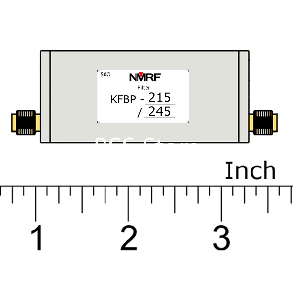 KFBP-215/245 215~245MHz VHF band bandpass filter, SMA interface sensor