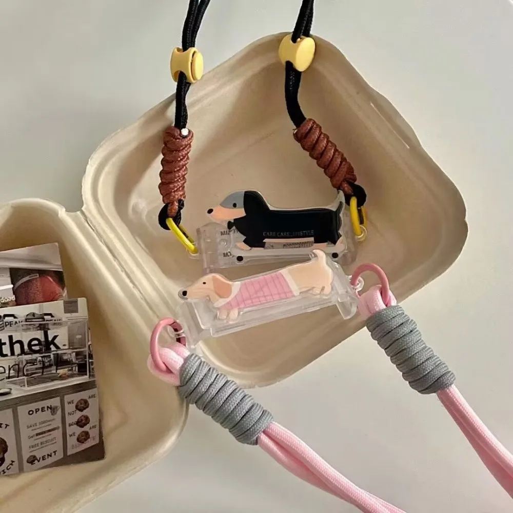 

Универсальный держатель для телефона на ремешке: кролик, такса, мультяшный дизайн, крепление на заднюю панель, подставка для телефона