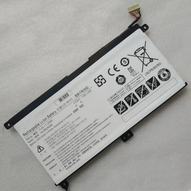 

Аккумулятор AA-PBUN3QB для SamSung Odyssey NP800G5M 810G5M 8500GM 500R5M 300E4M 300E5K NP740U5M NP750QUA NT760XBE NT500R5M NP740U3L%