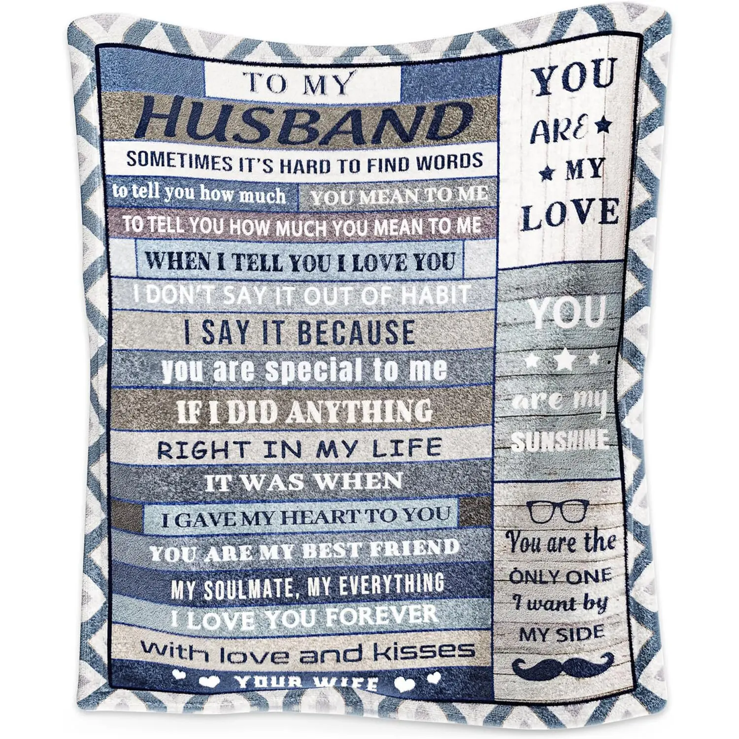 Father's blanket is a super soft and comfortable anniversary gift for men and husbands, as well as a Father's Day birthday gift