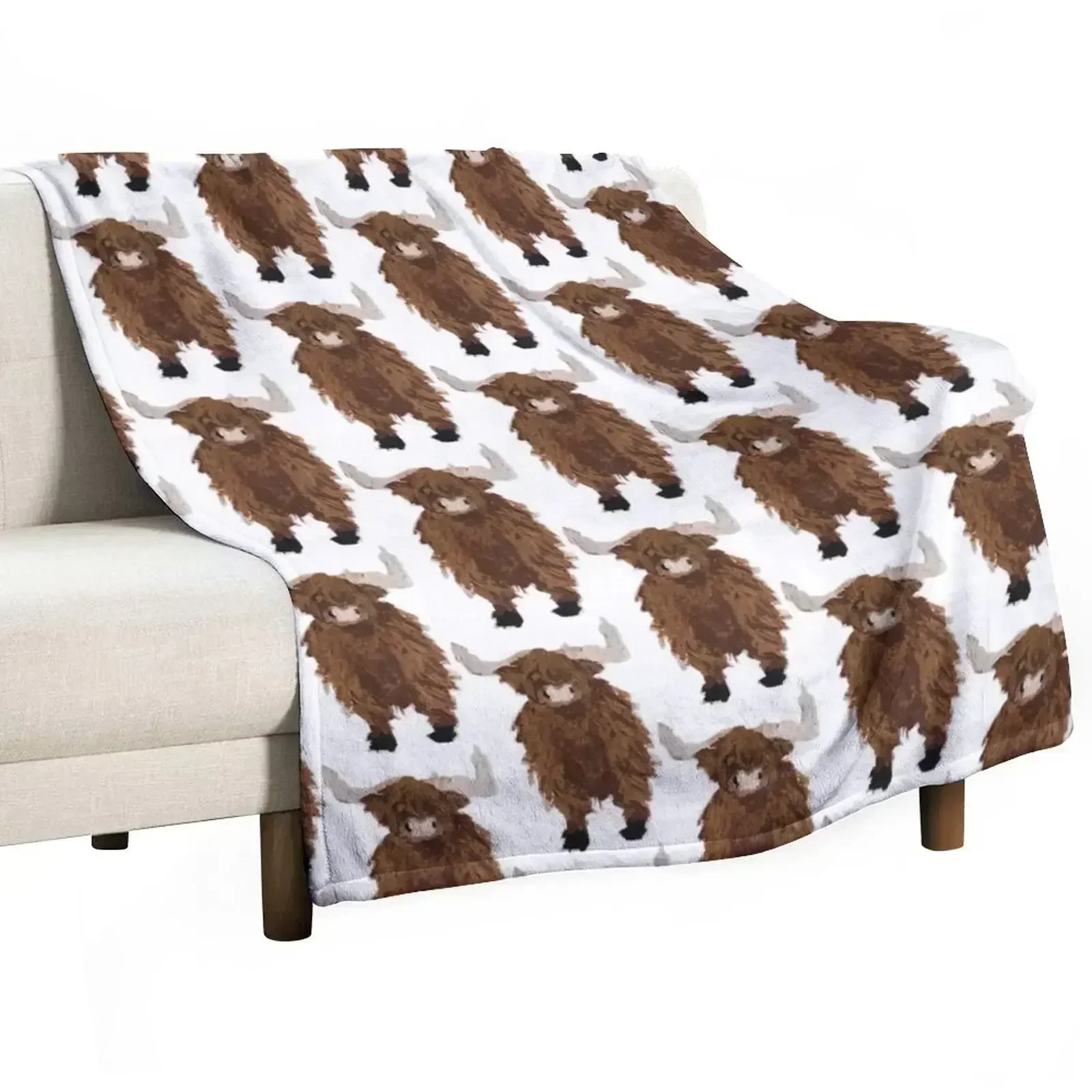 

Highland Cow Throw Blanket Quilt wednesday Blankets