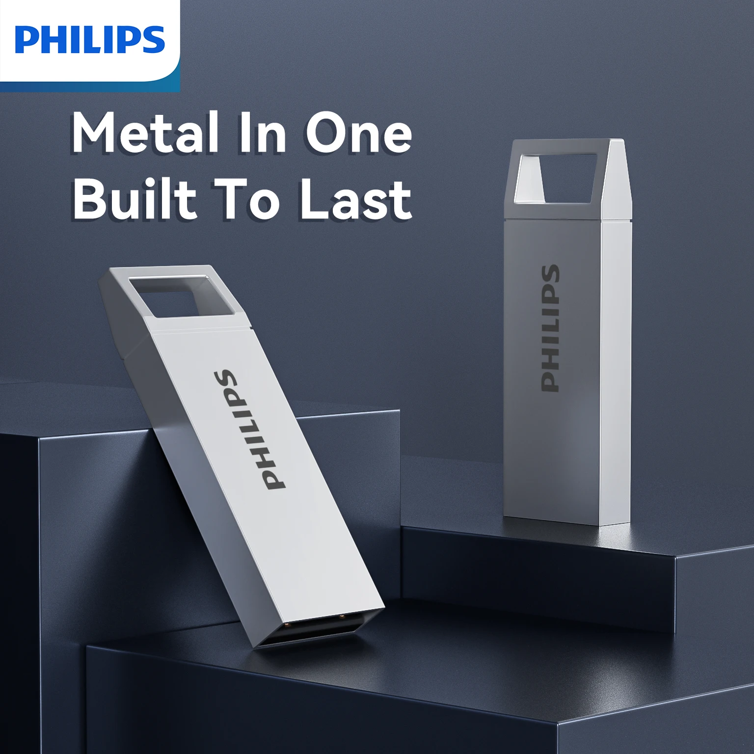 Philips High Speed USB2.0 Flash Drive 8g 16g 32g 64g High Capacity Metal Computer Amplifier USB Flash Drive High Capacity Memory