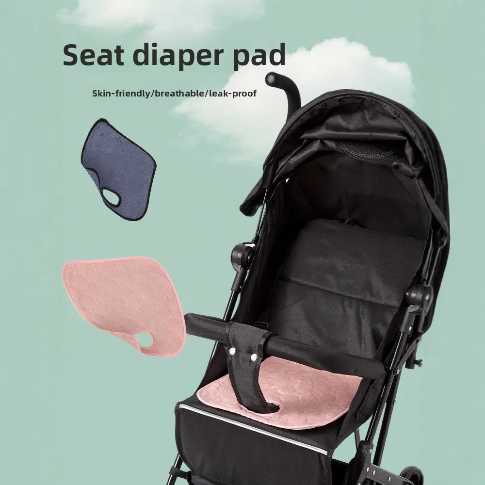 Baby Stroller Urine Pad Absorbent Leak Proof Cushion Soft Breathable Car Seat Protector Washable