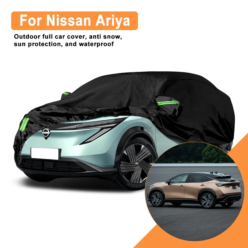 

Full Car Cover for Nissan Ariya Outdoor Use - Waterproof Snowproof Sunshade, Winter & Summer Auto Protection Accessories