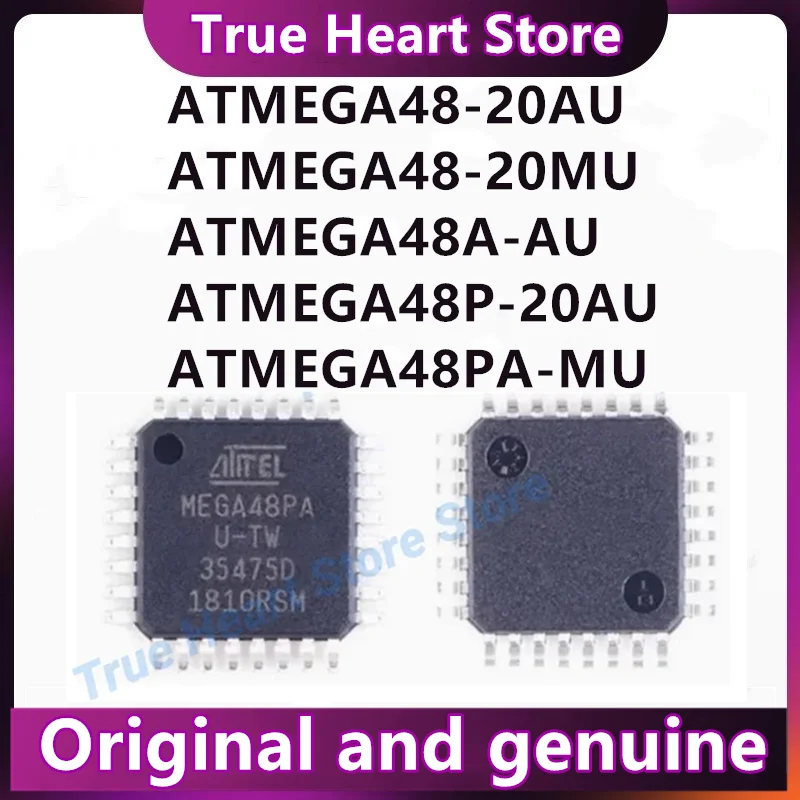 10PCS/LOT ATMEGA48PA-AU ATMEGA48-20AU ATMEGA48V-10AU MU PU AVR ATMEGA48P ATMEGA48 ATMEGA IC MCU Chip TQFP-32 in stock