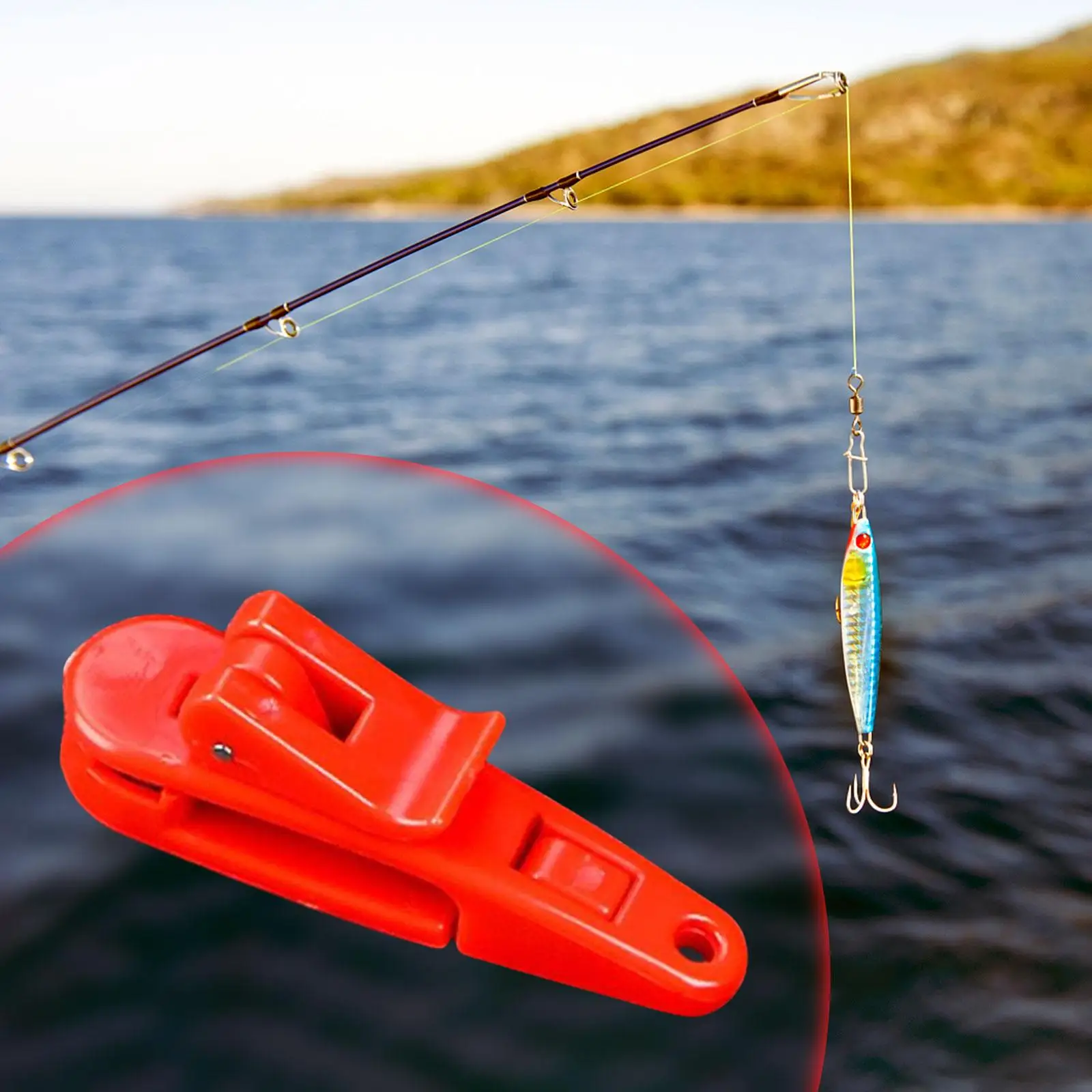 Downrigger Release Clip Premium Fishing Equipment Fishing Rig for Trolling Planer Board Outrigger Downrigger Offshore Fishing