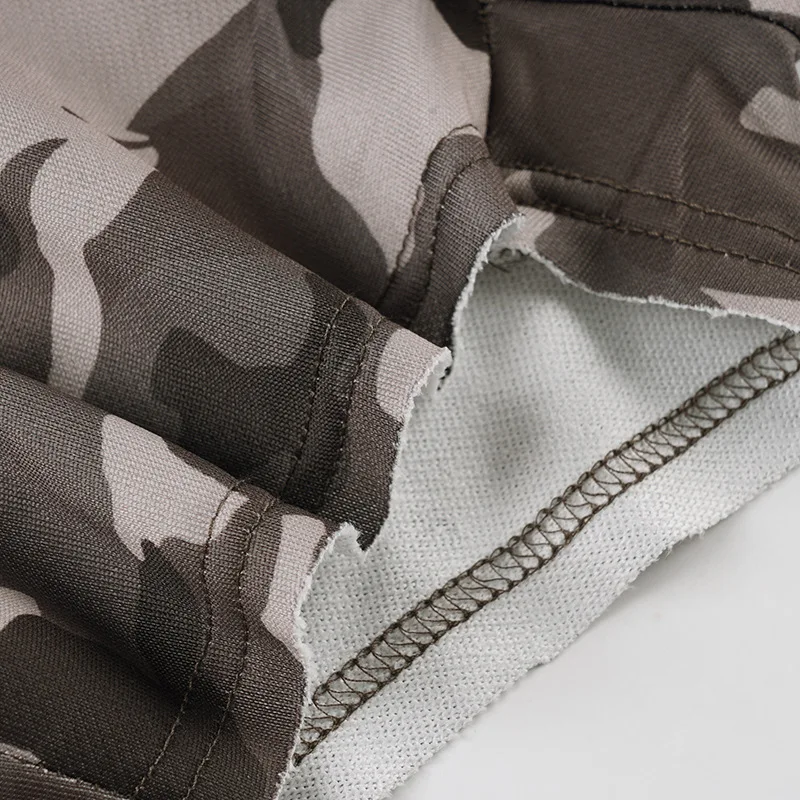 2026年夏新作 レトロ迷彩柄切り替え ローライズ ドローストリングショーツ ストリート系 個性派 Y2K カジュアル ホットパンツ