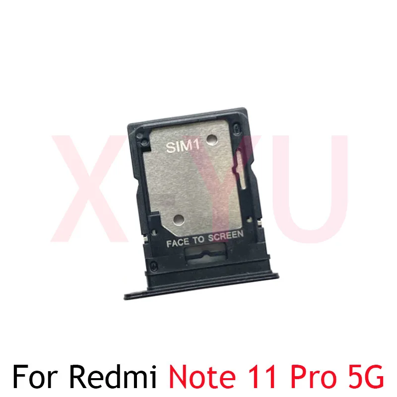 Voor Xiaomi Redmi Note 11 Pro 4G 5G Sim-Kaartsleuf Houder Sim-Kaartlezer Socket Vervangend Onderdeel