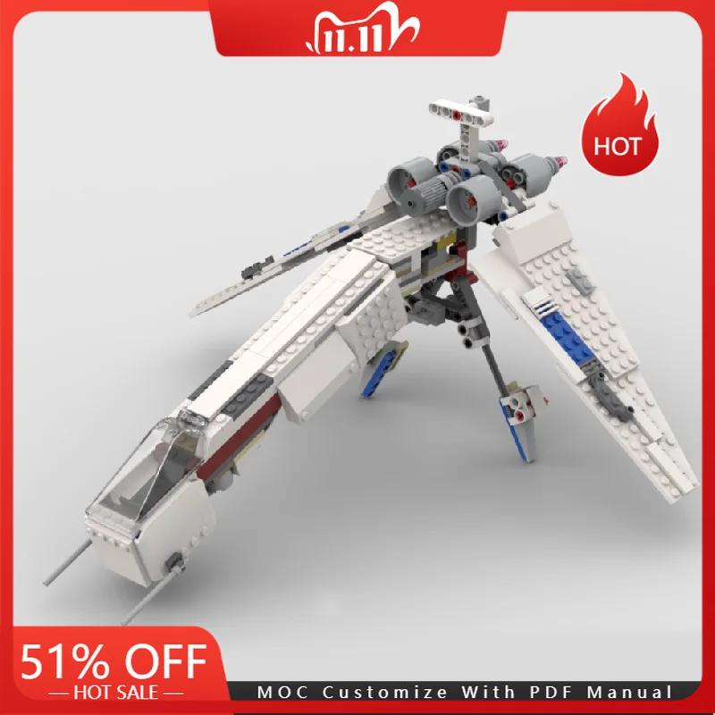 

270 шт. MOC Star Battle, Прямая поставка, модель, строительные блоки, кирпичи, сделай сам, креативная сборка, развивающие игрушки для детей и взрослых, рождественские подарки