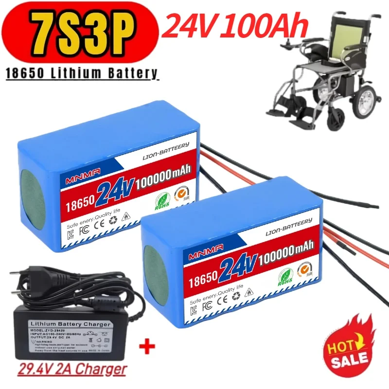 

Replacement for 24v 7s3p scooter lithium battery,Hoverboard,Kids Electric Car,Portable Car Vacuum Cleaner with 10000mAH capacity