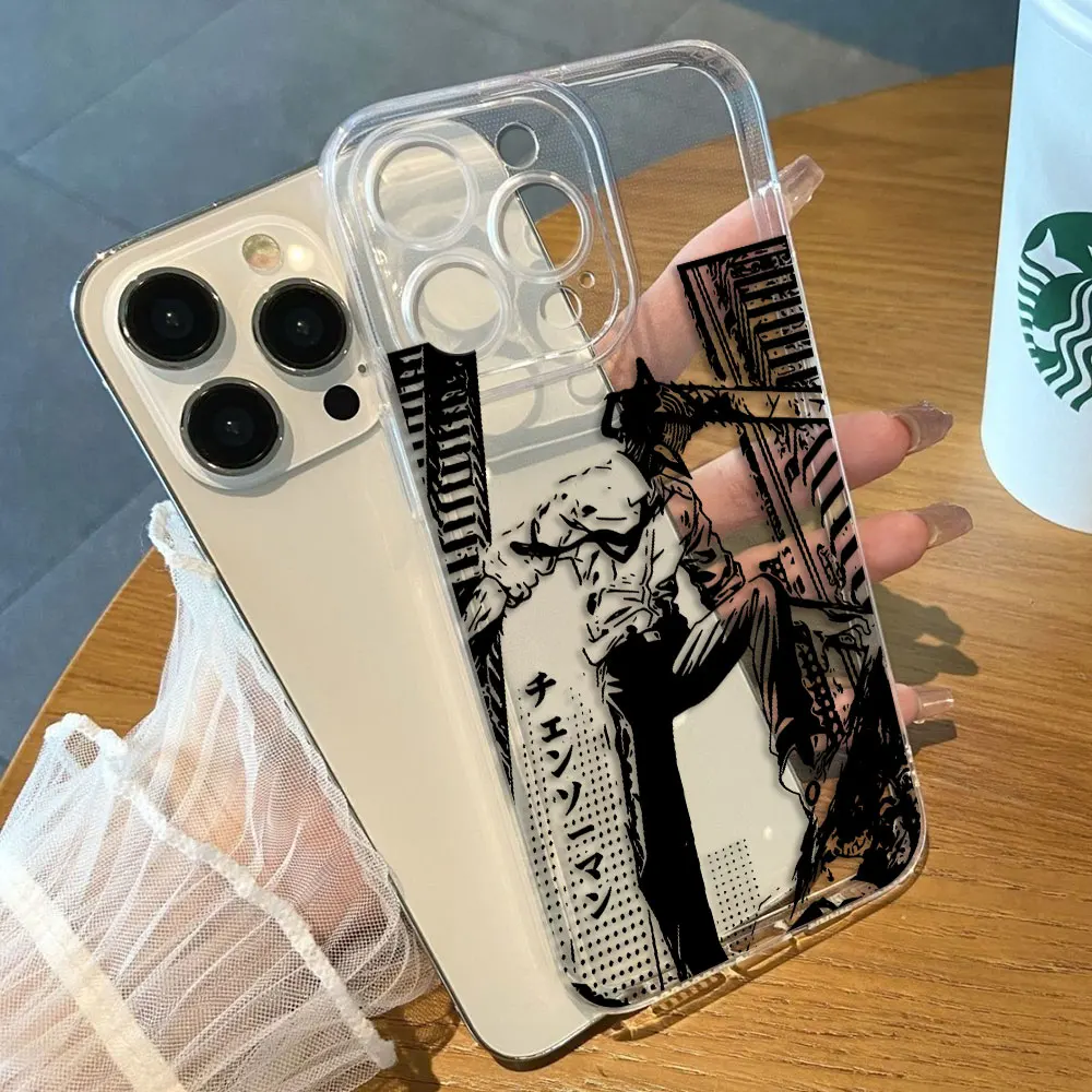 

C-Chainsaw Man Power Denji Phone Case For REALME 5 6 7 7I 8 8I 9 9I 10 12 C75 C71 C67 C65 C63 C55 C53 C35 C33 C31 C30 Clear Case