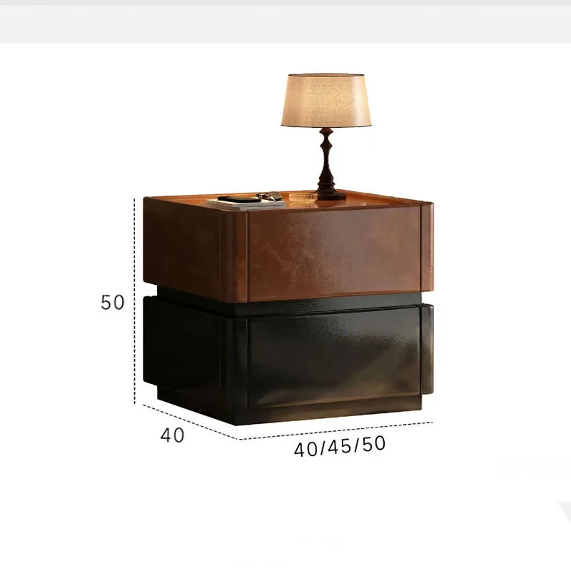 Luxury Display Nightstand Vintage Nordic Modern Storage Aesthetic Trendy Nightstand Table De Nuit Bedroom Furniture