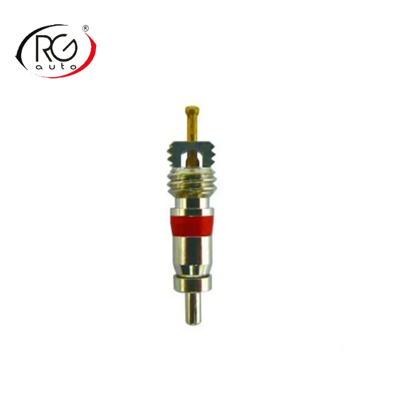 

50pcs HNBR M8*1 A/C Valve Core R12 R134a HNBR Car A/C High Pressure Copper Valve Stem Core for BMW BENZ 27*2.1mm
