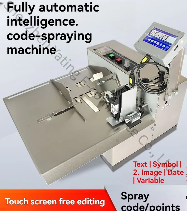 Automatic Inkjet Printer Label Production Date Coder Smart Touch Screen QR Code Trademark Inkjet Printer