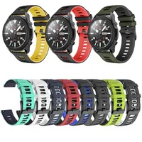 Watchband 20mm & 22mm Silicone Strap For Galaxy Watch, Gear S3 Frontier, Amazfit GTR 47mm/Gtr 3/Gtr 3 Pro/GTR 2-2e Watchbands