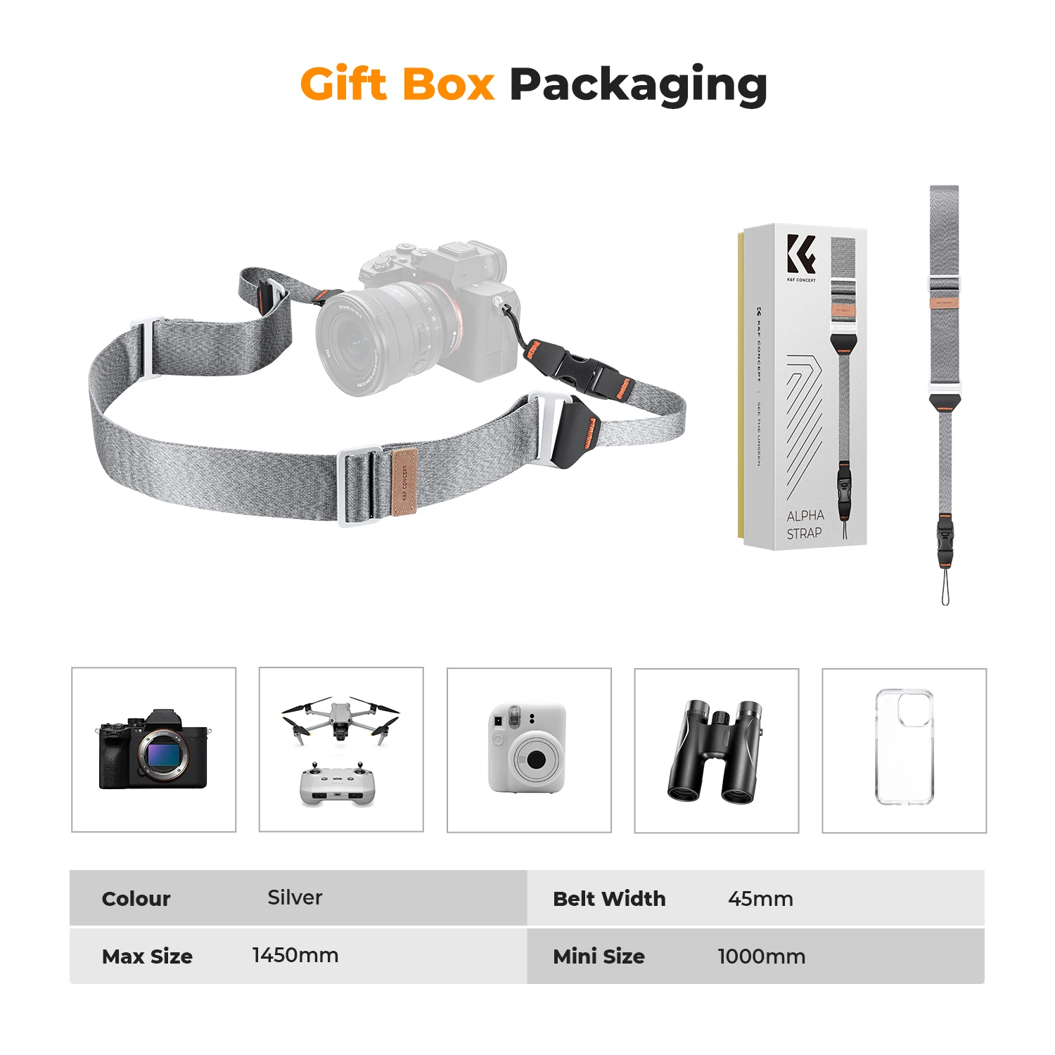 K&F Concept Adjustable Camera Neck Strap Quick Release Shoulder Camera Sling Strap For Canon Sony Fuji DSLR DSR Camera Ropes