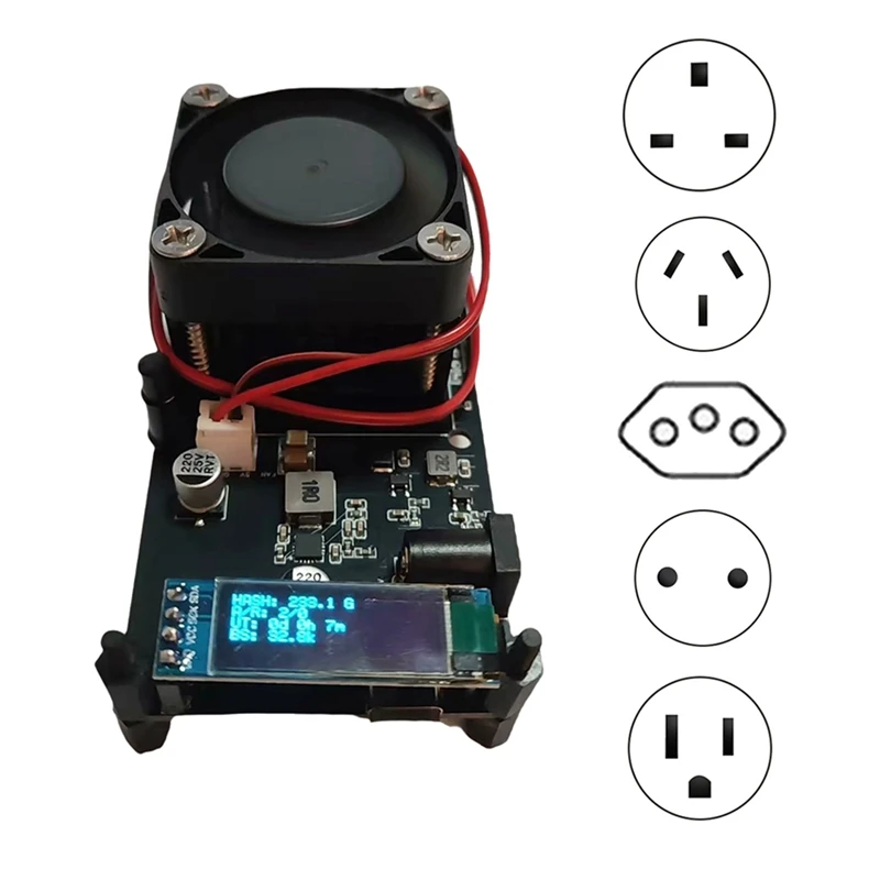 

Bitaxe Miner Stand-Alone Bitdsk 200Gh/S BM1397 Bitcoin ASIC BTC Miner Solo Lottery Miner Low Power Miner UK PLUG