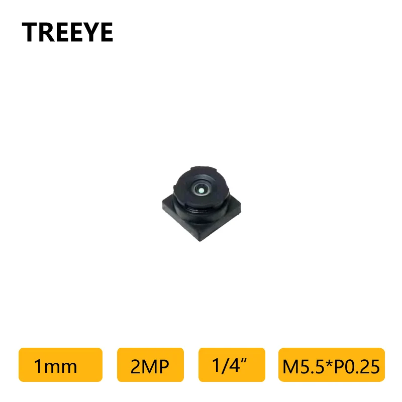 

HD 2.0Megapixel 1mm Lens M5.5*P0.25 120° Wide Angle Lens 1/4" 2MP 650nm 850nm 940nm IR Filter Optional Mini Camera Lens
