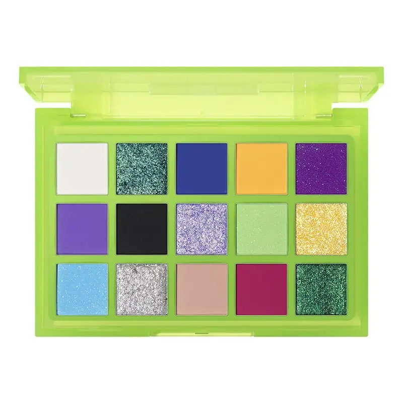 Ucanbe 15 色アイシャドウパレットスーパーピクセル春夏ドーパミン学生高彩度ステージパフォーマンスコスプレメイクアップ