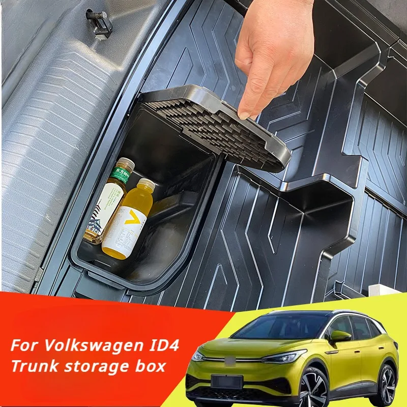 For Volkswagen ID4 Organization Storage Magic Box Maximize Storage Space Trunk Organization Storage Box Accessories