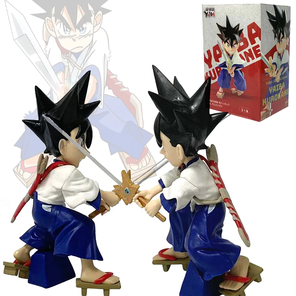 

Новинка, хит 17 см Namco Banpresto Yaiba:samurai Legend Yaiba Kurogane, в наличии, аниме-фигурка, модель, коллекционная фигурка, игрушки