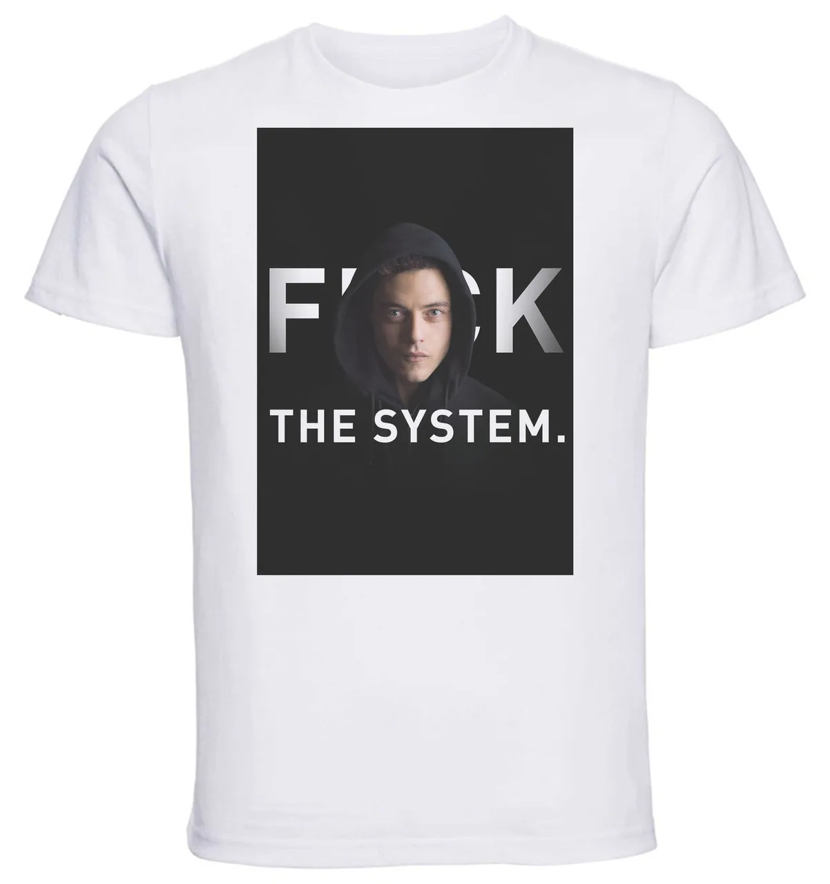 

T-Shirt Unisex White TV Series Playbill Mr Robot Variant 05