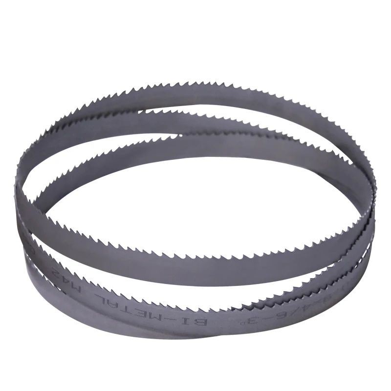 Lames de scie à ruban personnalisées de longueur 1500-4000mm x 19mm x 0.9mm ou 0.75 "x 0,035" bi-métal pour la coupe du bois et du métal