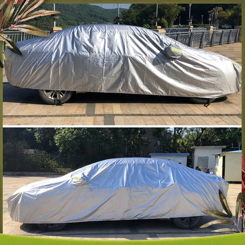 

AB98-Full Car Covers Dustproof Outdoor Dustproof Indoor UV Snow Resistant Protection Sedan Cover Waterproof 3XL