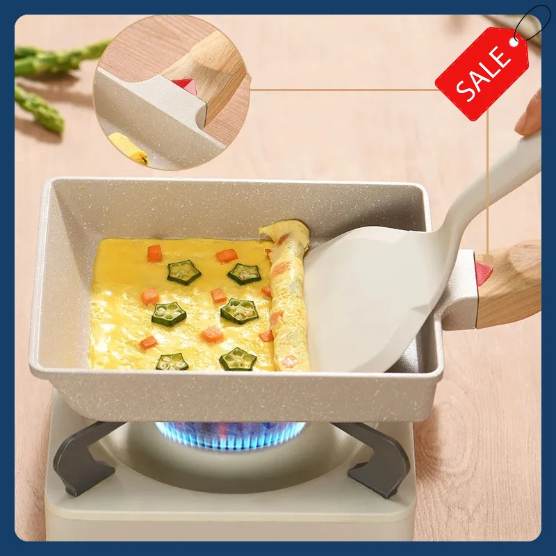 

Хит продаж: 35-сантиметровая кованая сковорода для яиц и сосисок с антипригарным покрытием, толщиной 13 см, со складной ручкой и круглым дном