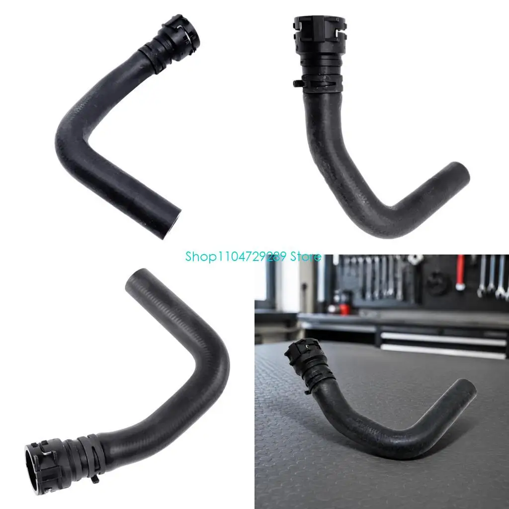 D8KE Cooling Hose Replacement Assembly with Molded Rubber Body, Engine Coolant Hose and Attached End Fitting for Vehicle Service
