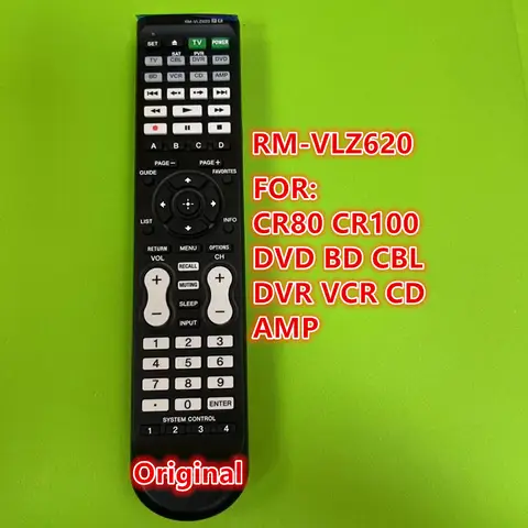 New Original RM-VLZ620  For Sony TV Universal Remote Control ARCAM CR80 CR100 DVD BD CBL DVR VCR CD AMP